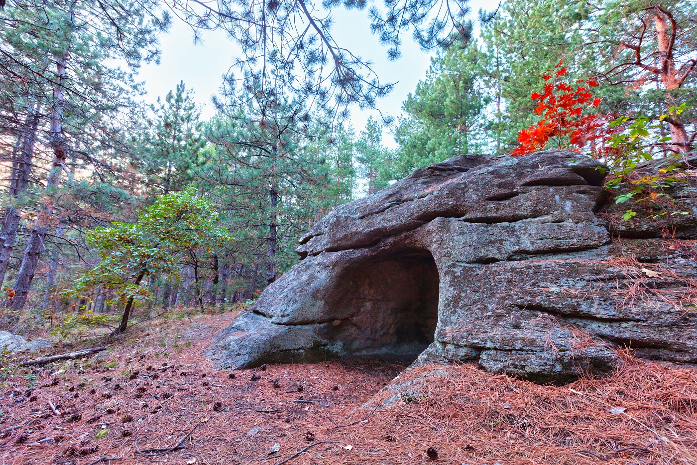Скална гробница в местността Авджика